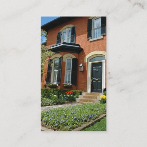 Pretty Real Estate House Business Card