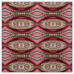 ~ Pretty Red Blue Green FQ Fabric Fractal ~