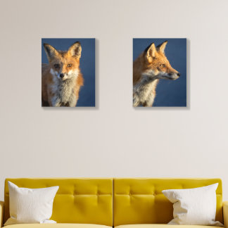 Pretty Red Fox Foam Core Photo Tile