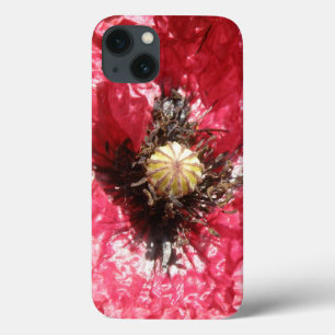 Pretty Red Poppy Flower Macro iPad Mini Case