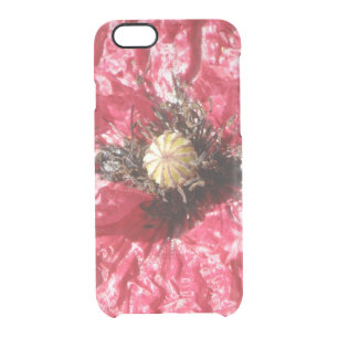 Pretty Red Poppy Flower Macro iPhone Case