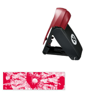 Pretty Red Poppy Flower Macro Pocket Stamp