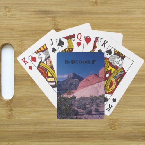 Pretty Red Rock Canyon Nevada Playing Cards