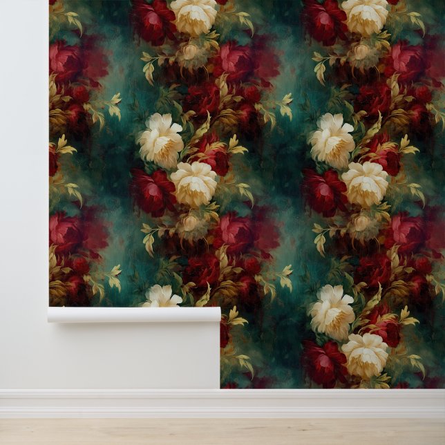 Pretty Red White Flowers Wallpaper (Application)