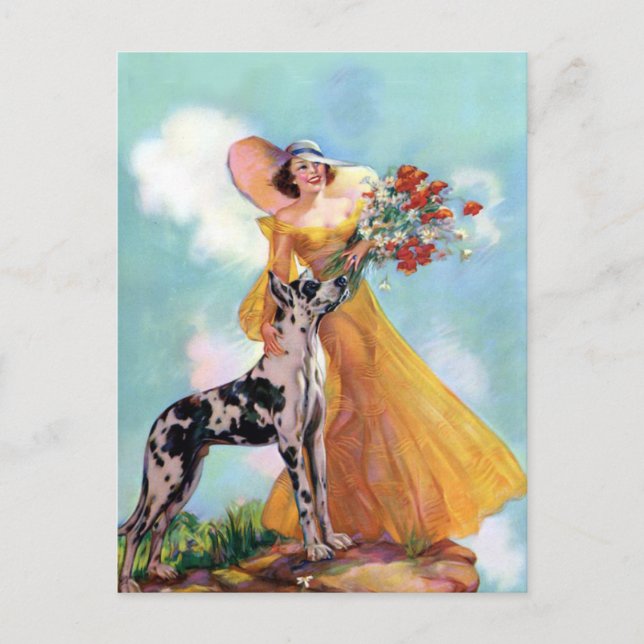 Pretty Retro Art on Notecards (Front)
