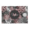 Pretty Rose Gold Geometric Flowers Illustration
