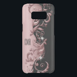 Pretty Rose Gold Ornate Design | Monogram Uncommon Samsung Galaxy S8 Case<br><div class="desc">Mobile iPhone Cases. ⭐100% Customizable. *****Click on CUSTOMIZE BUTTON to add, delete, move, resize, changed around, rotate, etc... any of the graphics or text. ⭐99% of my designs in my store are done in layers. This makes it easy for you to resize and move the graphics and text around so...</div>