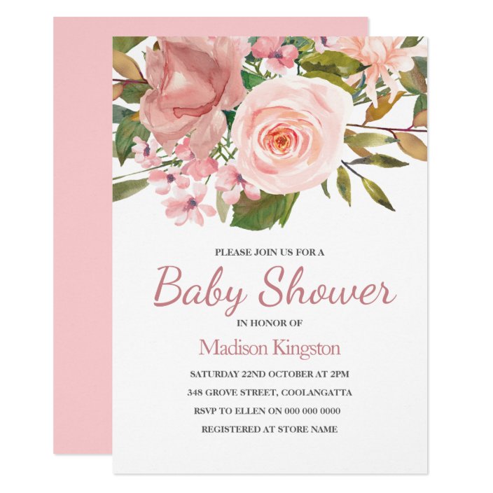 flower baby shower