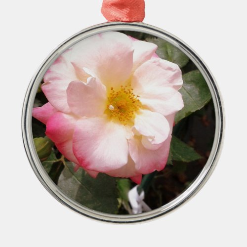 Pretty Rose Metal Ornament