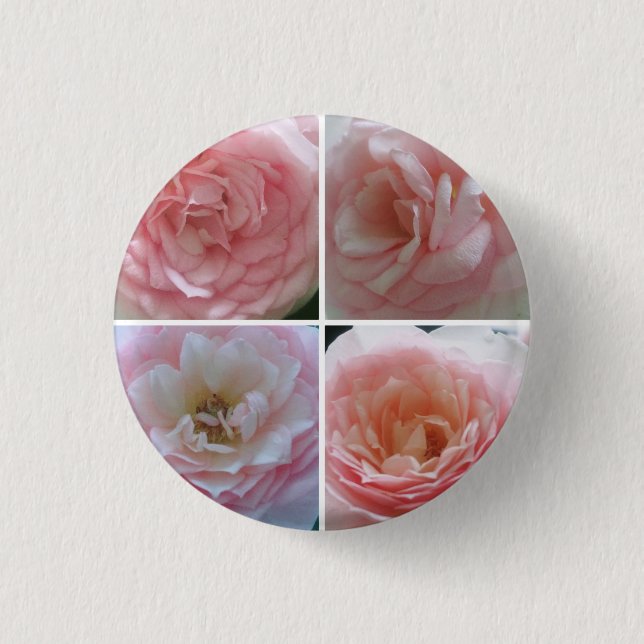 Pretty Roses Button (Front)