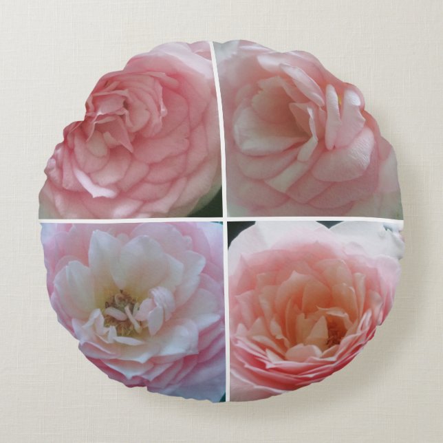 Pretty Roses Round Pillow (Front)