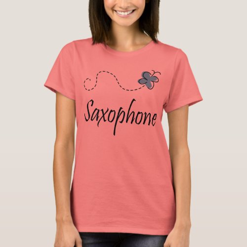 Pretty Saxophone T_shirt