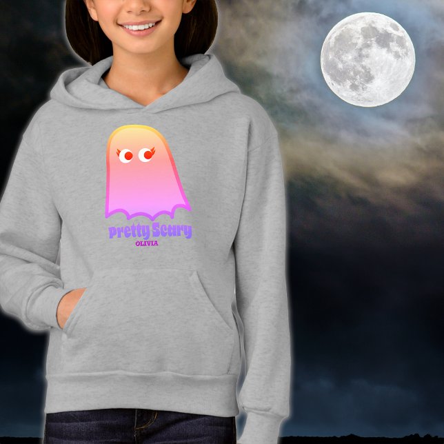 Pretty Scary Cute Funny Halloween Children Hoodie (Creator Uploaded)