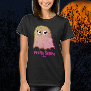 Pretty Scary Cute Funny Halloween  T-Shirt