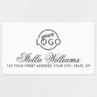 Pretty script custom logo or photo