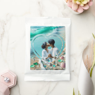 Pretty Sea Glass Photo Wedding  Margarita Drink Mix