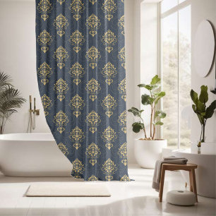 Pretty seamless decorative eye-catching  shower curtain
