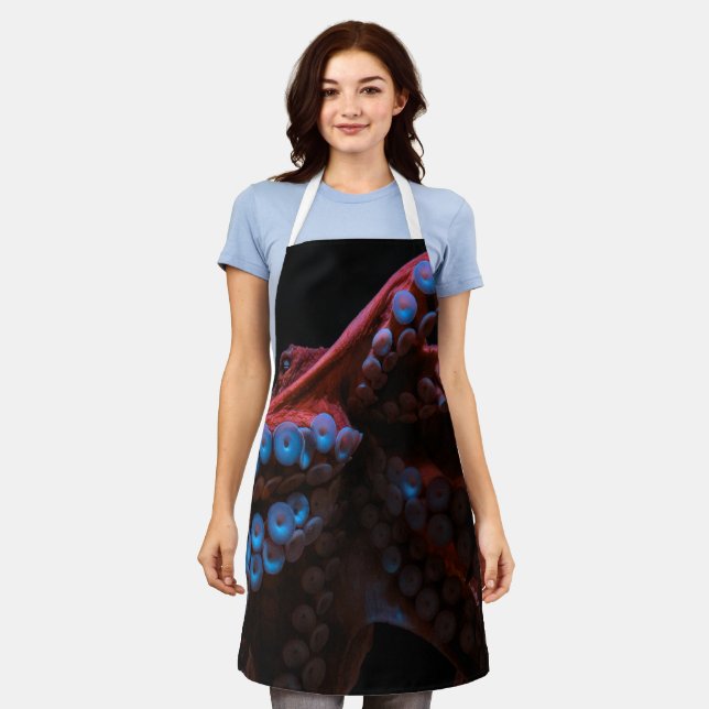 Pretty Seascape Apron (Worn)