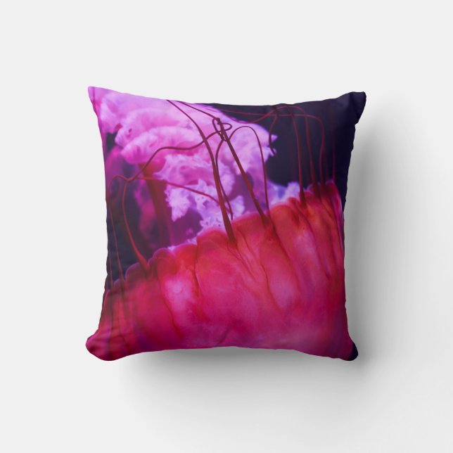 Pretty Seascape Throw Pillow (Front)