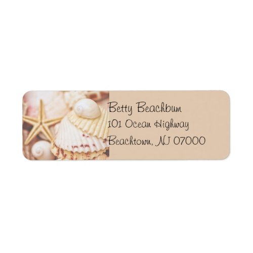 Pretty Seashell Address Labels