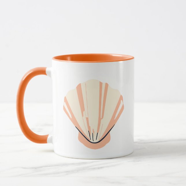 Pretty Seashell Mug (Left)