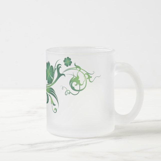 Pretty Shamrock Irish Mug (Right)