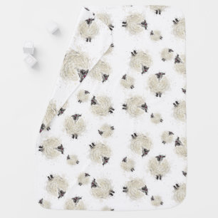 Pretty Sheep Baby Blanket
