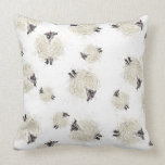 Pretty Sheep Throw Pillow