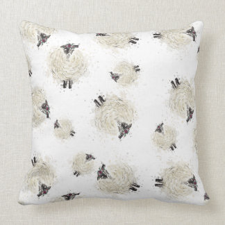 Pretty Sheep Throw Pillow