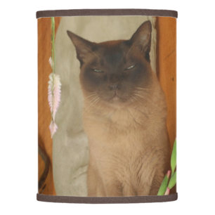 Pretty Siamese Cat Animal Lamp Shade