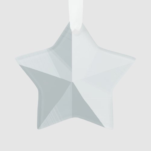Pretty Silver Star Christmas Ornament Template