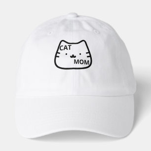 pretty simple design womens cat mom  hat