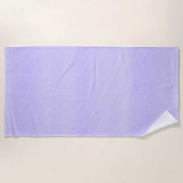Pretty Simple Lavender Texture Beach Towel (Front)