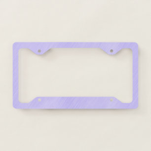 Pretty Simple Lavender Texture License Plate Frame