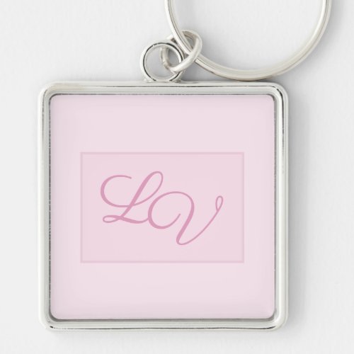 Pretty Soft Pink and Blush Keychain