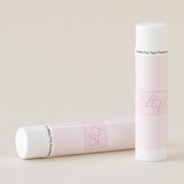 Pretty Soft Pink and Blush Lip Balm (Front)