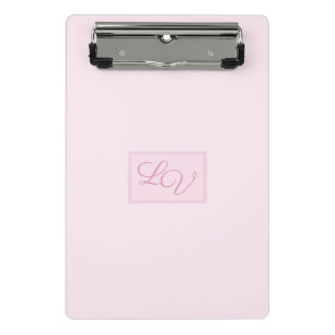 Pretty Soft Pink and Blush Mini Clipboard
