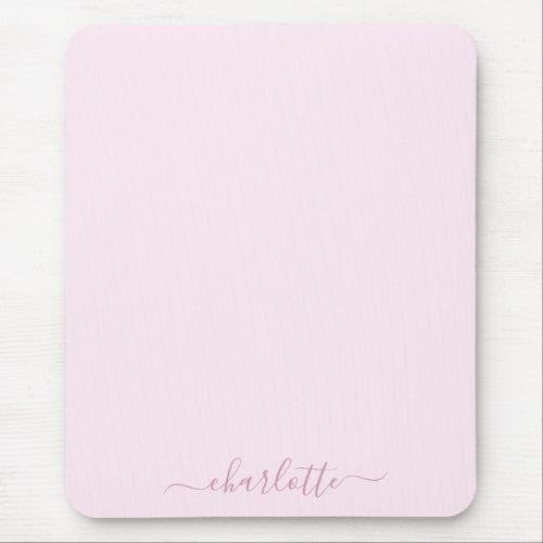 Pretty Soft Pink and Blush Mouse Pad