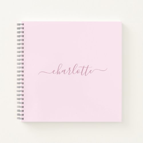 Pretty Soft Pink and Blush Notebook