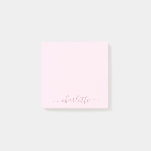 Pretty Soft Pink and Blush Post_it Notes