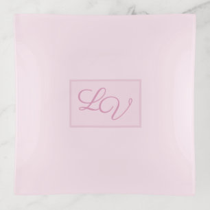 Pretty Soft Pink and Blush Trinket Tray