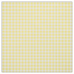 Pretty Soft Yellow Gingham Checked Pattern Fabric