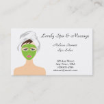 Pretty Spa And Facial Business Cards at Zazzle