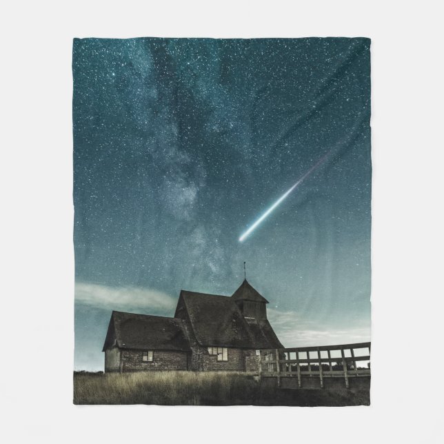 Pretty Space Fleece Blanket (Front)