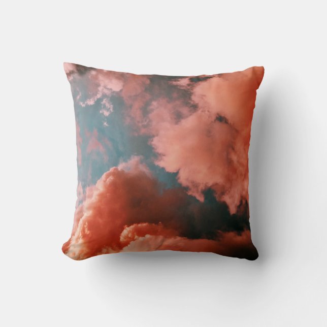 Pretty Space Throw Pillow (Front)