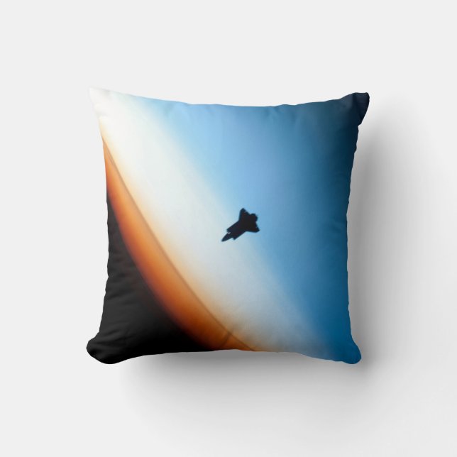 Pretty Space Throw Pillow (Front)