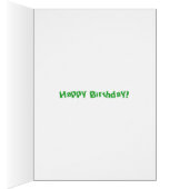 Pretty Spring Blossoms on Blue 104th Birthday (Inside (Right))