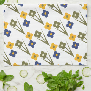 Pretty Spring Floral  Kitchen Towel