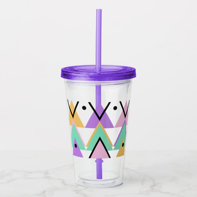 Pretty Spring Straw Cup (Front)