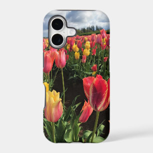 Pretty Spring Tulips in a Field, Oregon iPhone 17 Case